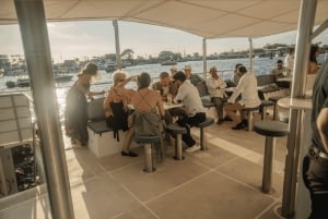 Cartagena: Sunset over Cartagena Bay aboard a brand-new catamaran