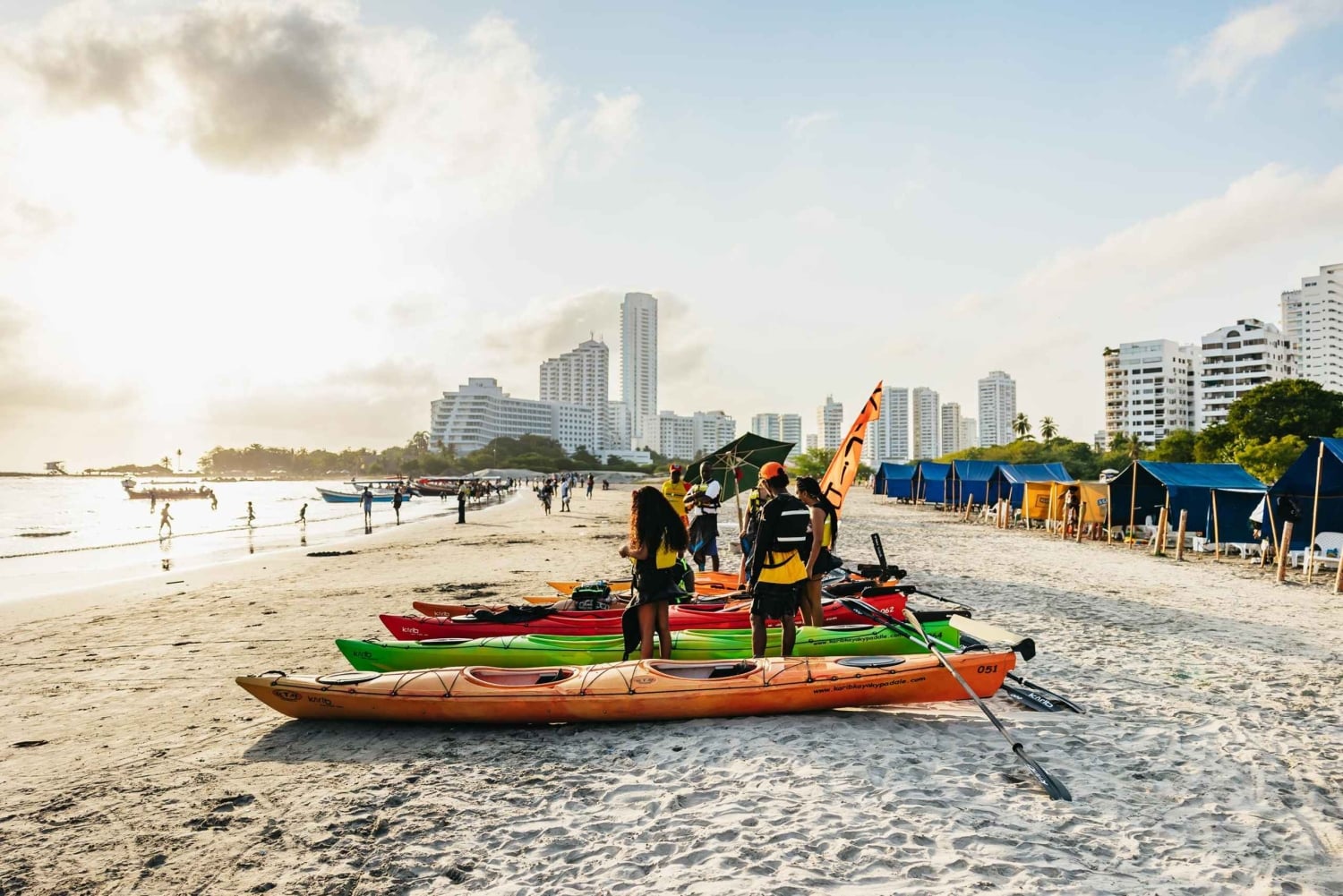 Cartagena: Excursión en Kayak de Mar al Atardecer