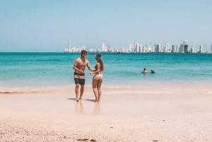Carthagène, plage de Tierra Bomba et déjeuner