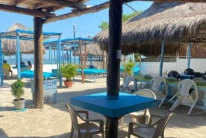 Carthagène, plage de Tierra Bomba et déjeuner