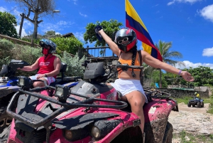 Cartagena: Tour guiado de quadriciclo na Ilha Tierra Bomba