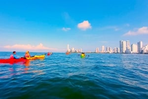 Cartagena: Tierra Bomba Island Kayak Tour with Snack