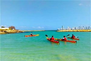 Cartagena: Tierra Bomba Island Kayak Tour with Snack