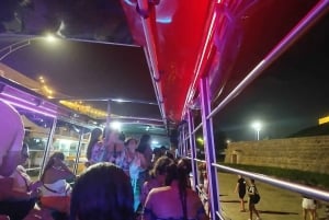 Cartagena: Party on a typical bus crossing the city