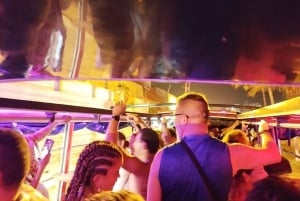 Cartagena: Party on a typical bus crossing the city