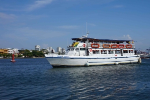 カルタヘナ：ディナーとオープン・バー付き白夜ボート・ツアー