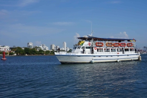 カルタヘナ：ディナーとオープン・バー付き白夜ボート・ツアー