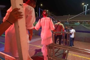 カルタヘナ：ディナーとオープン・バー付き白夜ボート・ツアー