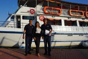 Картахена: Экскурсия на лодке 'Белая ночь' с ужином и открытым баром