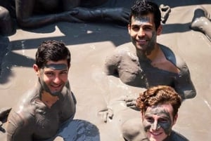 Cartg:Bathe in the mud volcano+air-conditioned transport