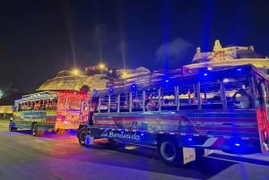 Chiva Rumbera -kierros musiikin, juhlan ja hauskanpidon merkeissä Cartagenassa