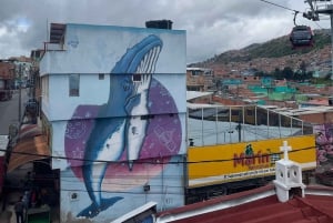 Ciudad Bolívar cable car, tour, and graffiti workshop