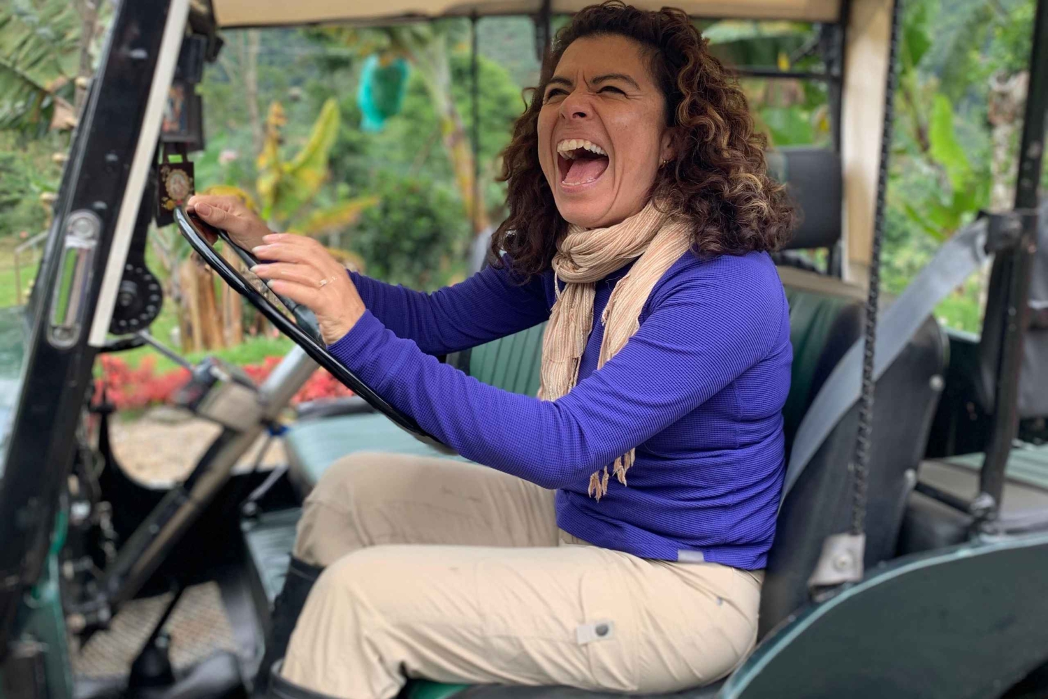 Kahvi- ja jeeppikierros Finca Mariposassa Jardínissa