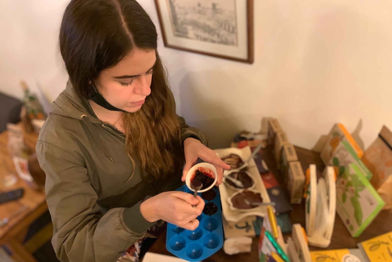 Colombiaanse chocoladeworkshop Bogotá