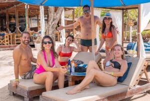 Entdecke die magische Isla Paue auf den Rosario-Inseln von Cartagena aus