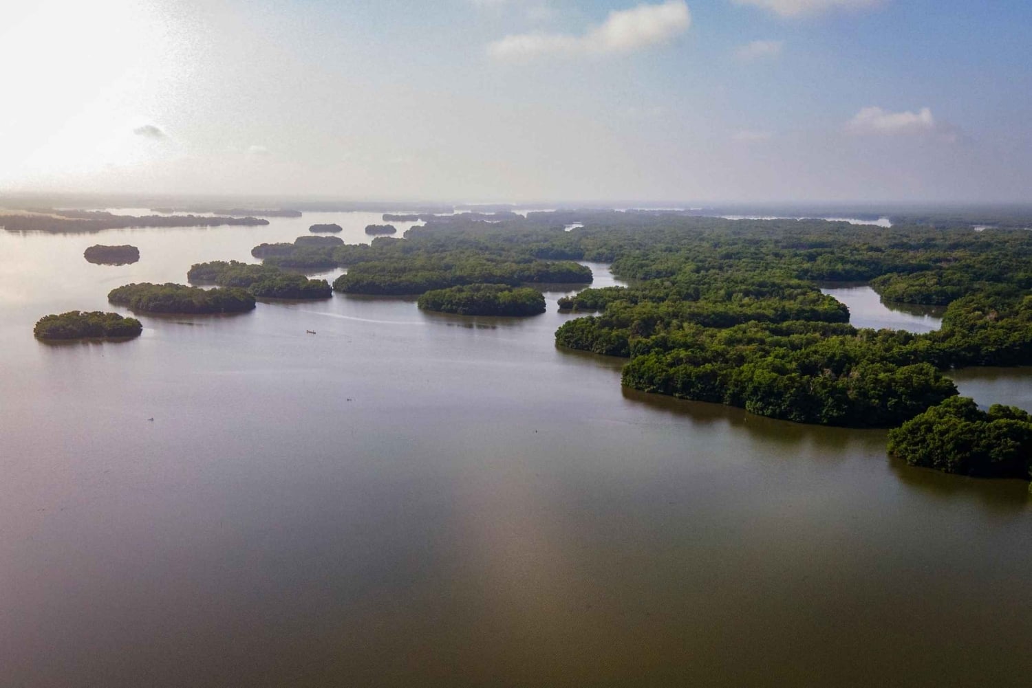 Entdecke das Dorf der Pfahlbauten in der Ciénaga Grande von Santa Marta.