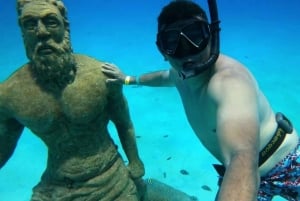 Tauchen für Anfänger zwischen Korallen und Statuen in San Andrés