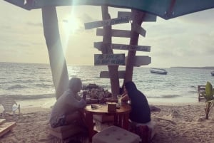 Aproveite a praia de Barú: Aviário + plâncton bioluminescente