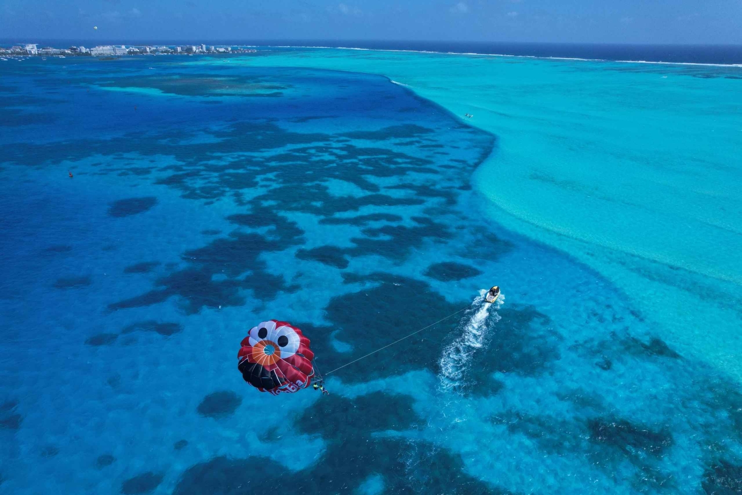 Vuelo Sobre Mar De 7 Colores Parasail San Andres + Go PRO Camara Incluida