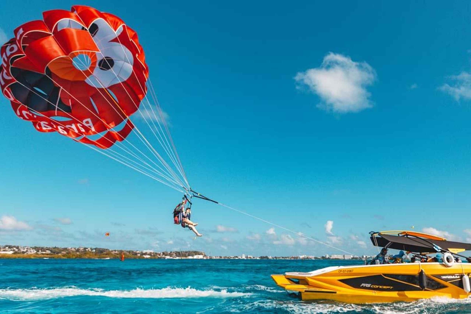 Vuelo Sobre Mar De 7 Colores Parasail San Andres + Go PRO Camara Incluida