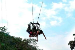 From Bogota: Pendulum Freefall Experience from Mountain Peak
