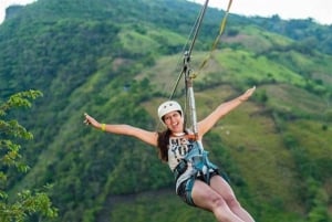 From Bogota: Pendulum Freefall Experience from Mountain Peak