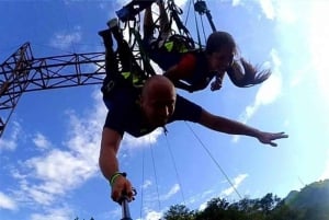 From Bogota: Pendulum Freefall Experience from Mountain Peak