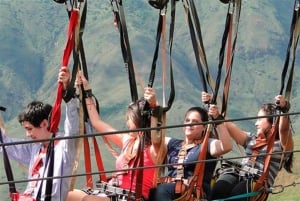 From Bogota: Pendulum Freefall Experience from Mountain Peak