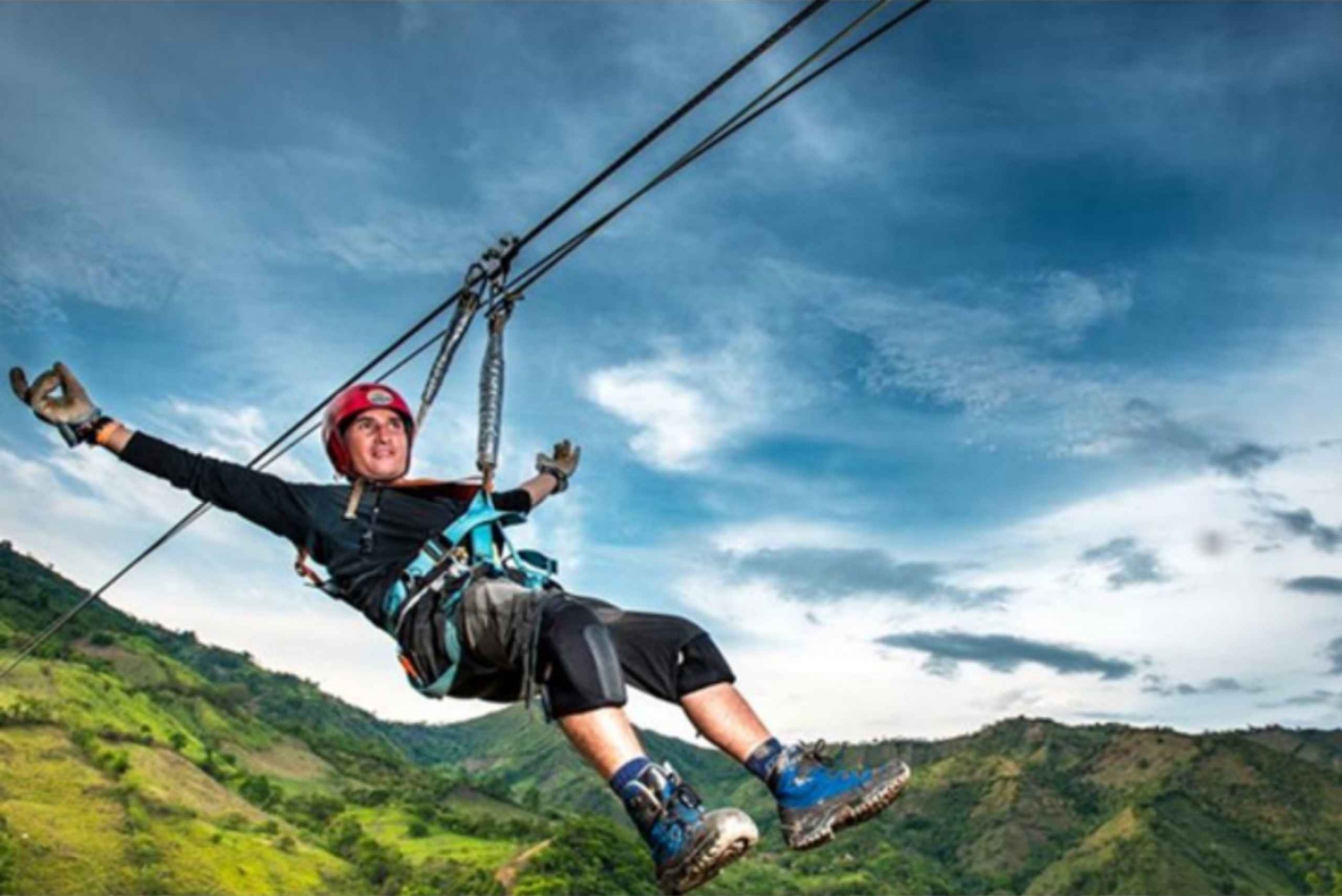From Bogotá: Trip to Colombia's Highest Zip Line in Tobia