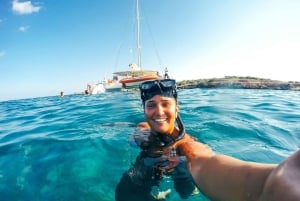 カルタヘナ発：5つの島でスノーケリング、ビーチ、ビュッフェランチ付き