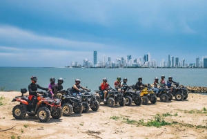 From Cartagena: Tierra Bomba Island Guided ATV Tour