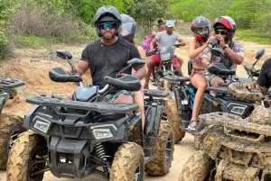 From Cartagena: Tierra Bomba Island Guided ATV Tour
