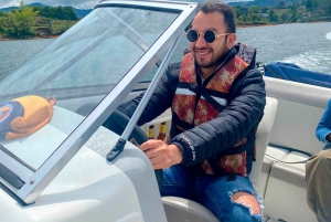 Von Guatape aus: Pablo Escobar Mansion, Paintball und Bootsfahrt