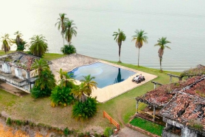 Von Guatape aus: Pablo Escobar Mansion, Paintball und Bootsfahrt