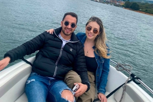 Von Guatape aus: Pablo Escobar Mansion, Paintball und Bootsfahrt