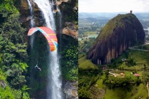 From Medellín: Paragliding Flight and Guatape Tour