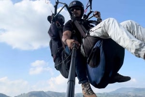 from medellin: paragliding flight