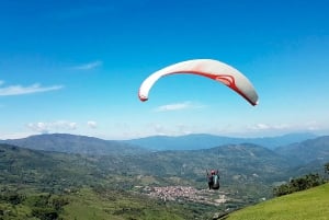 From Medellin: Private Paragliding Tour Over Waterfalls