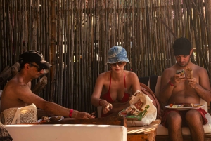 イスラ・バル・プラヤ・ブランカでの終日（マンボ・ビーチ・クラブにて