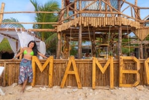 イスラ・バル・プラヤ・ブランカでの終日（マンボ・ビーチ・クラブにて