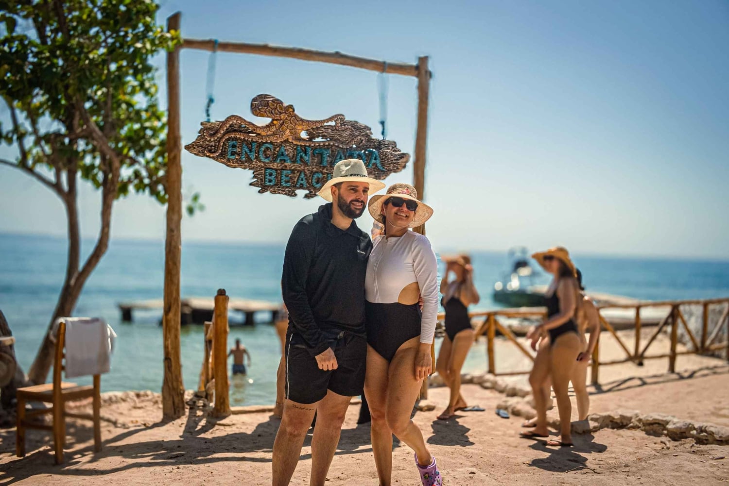 Hele dag op isla encantada strand