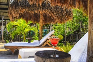 Hele dag op isla encantada strand