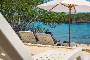 Hele dag op isla encantada strand