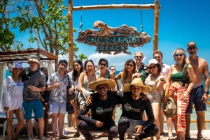 Hele dag op isla encantada strand