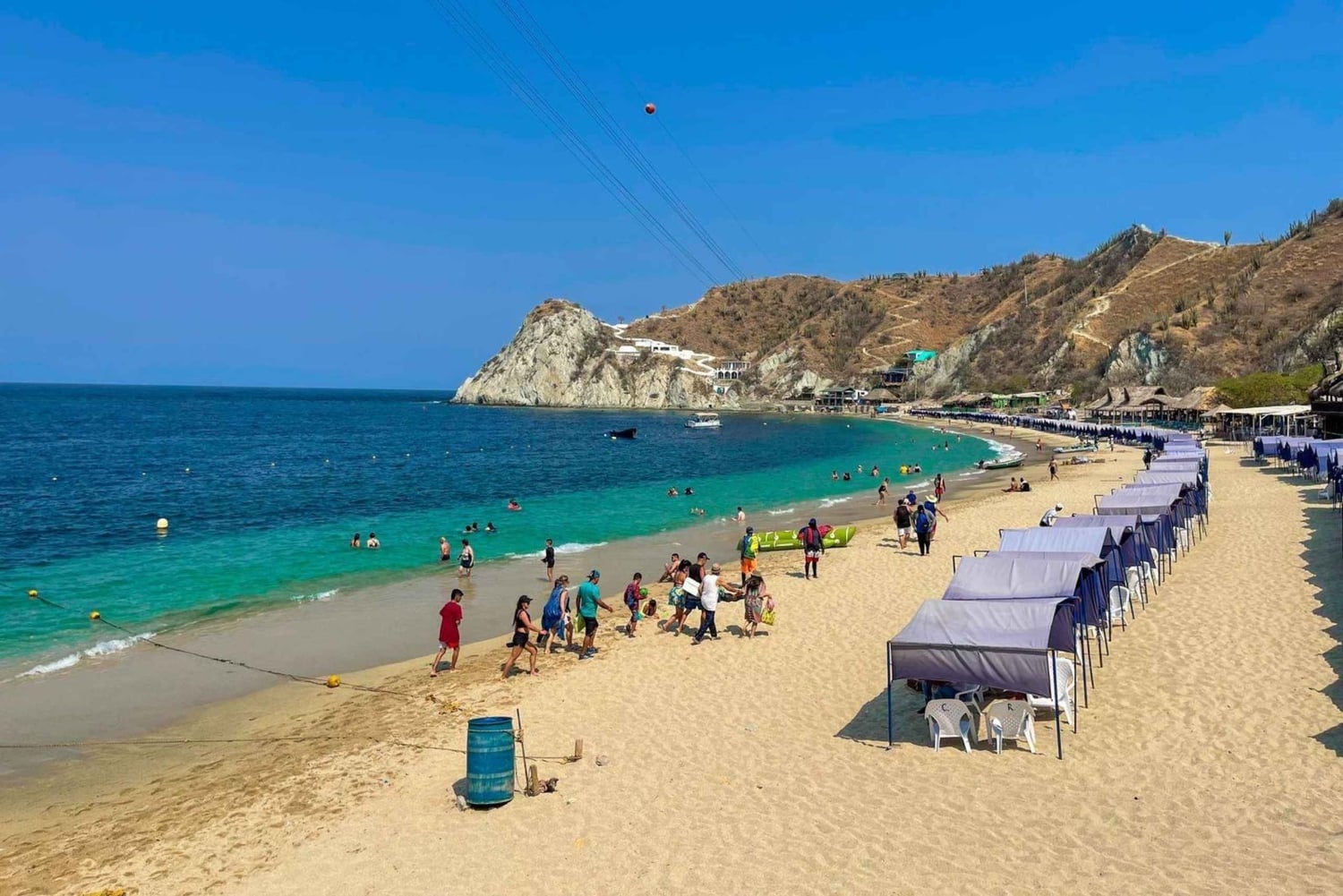 Heldagstur till Playa Inca Inca med lunch från Santa Marta