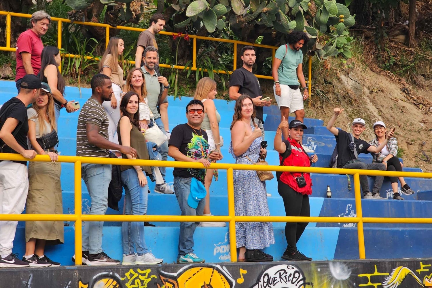 Graffitirundtur i Comuna 13 og kabelbane (med lokale guider)