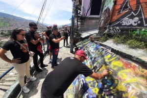 COMUNA 13 GRAFFITI TOUR WITH DRONE VIDEO AND PHOTOS