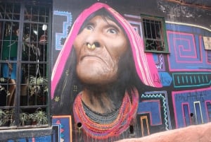 Graffiti Tour w La Candelaria Bogota z transportem