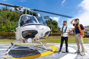 Guatapé: Panoramaflug mit dem Helikopter über den Stausee (6 Minuten)