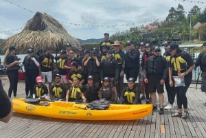 Kayak tour on Lake Guatapé